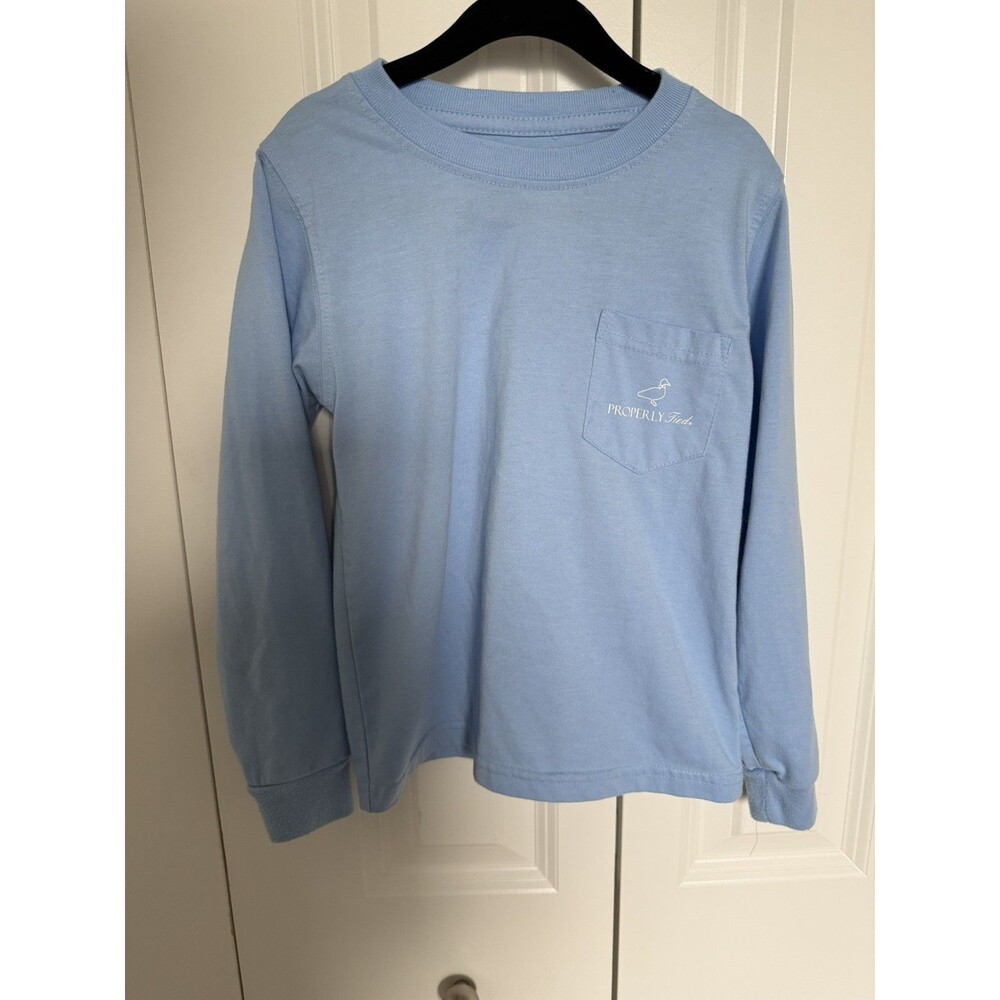Properly Tied Boys Golden Retriever Holiday LS Tee 4